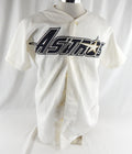 1990s Houston Astros #4 Game Used White Jersey Astrodome  970