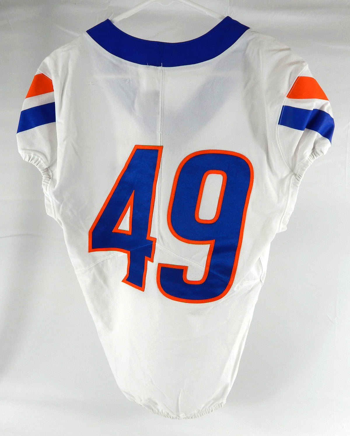 2022 Boise State Broncos #49 Game Used White Jersey Football NP Rem 38 925 Pic2
