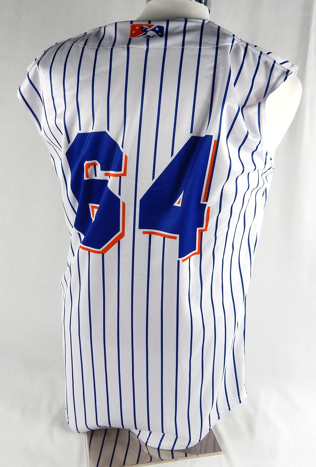 2024 Syracuse Mets #64 Game Used White Jersey Salt City 44 691 Pic2