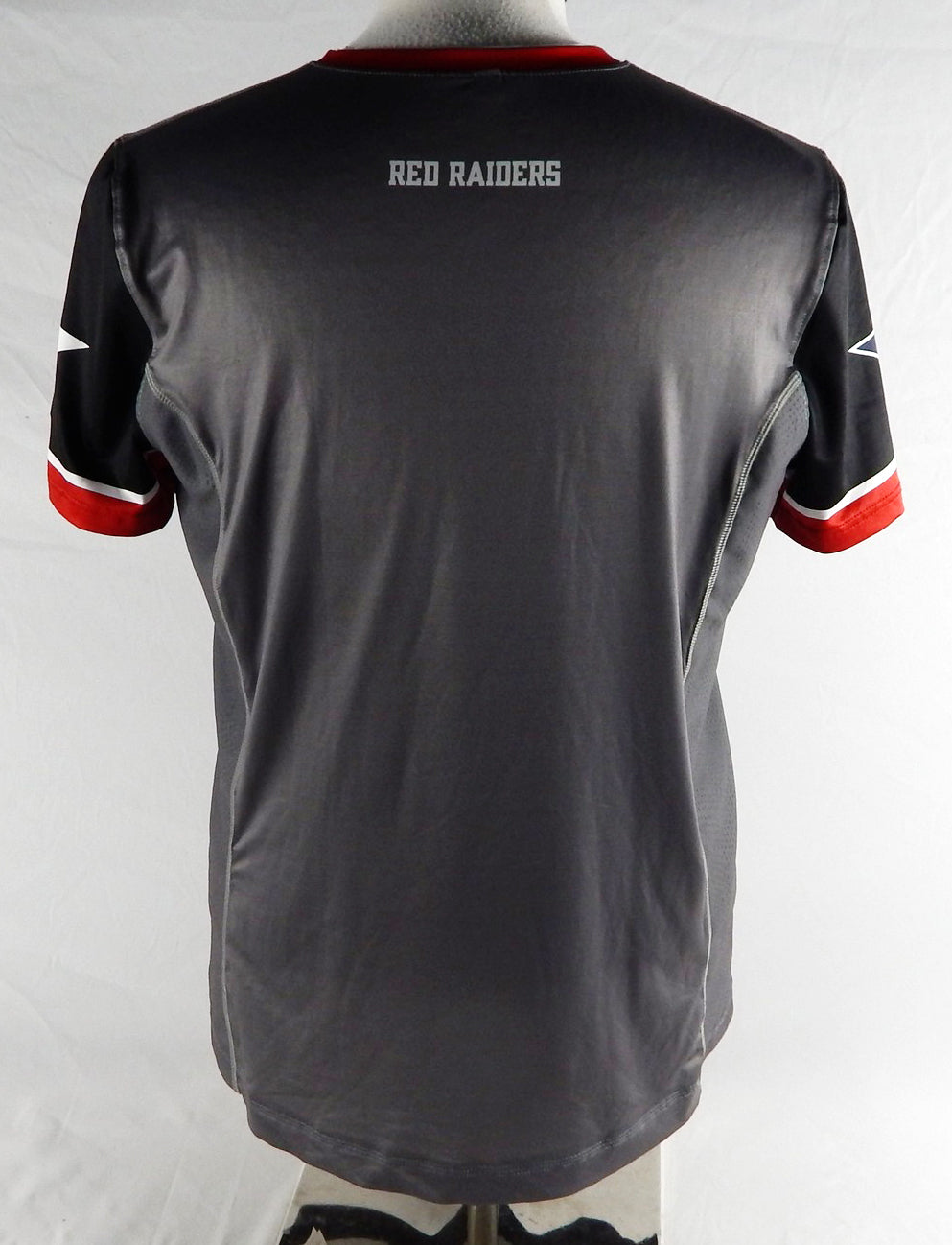 2021 Texas Tech Red Raiders Game Used Grey Jersey Womens Soccer L 691 Pic2