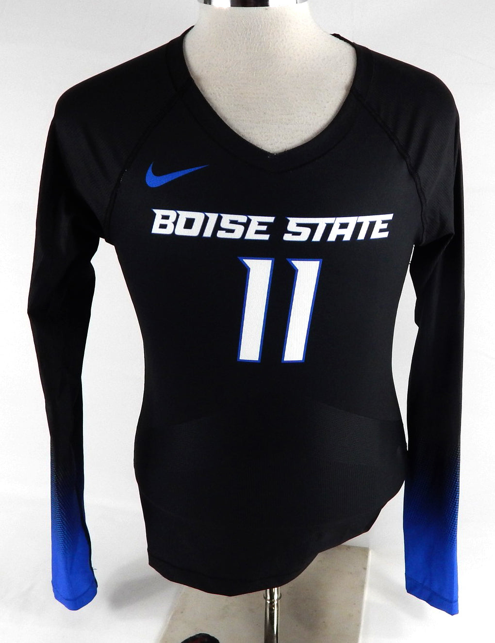 2022 Boise State Broncos #11 Game Used Black Jersey Volleyball M 894