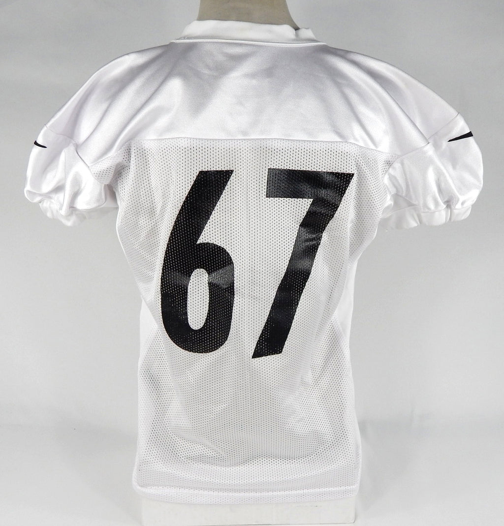 2017 Pittsburgh Steelers BJ Finney #67 Game Issued White Practice Jersey 50 8 Pic2