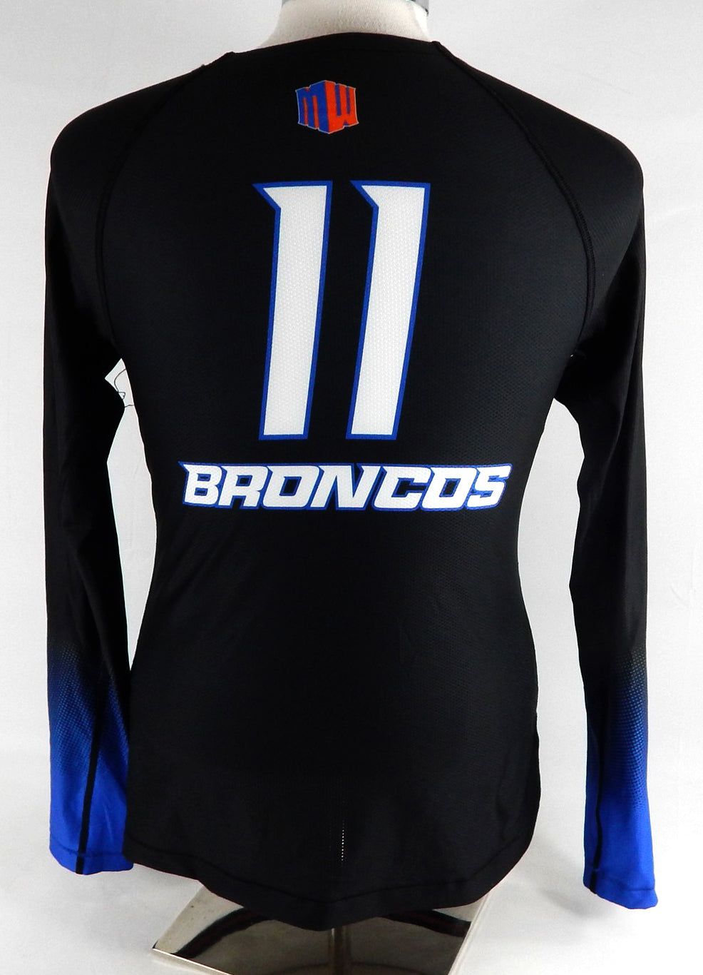 2022 Boise State Broncos #11 Game Used Black Jersey Volleyball M 894 Pic2