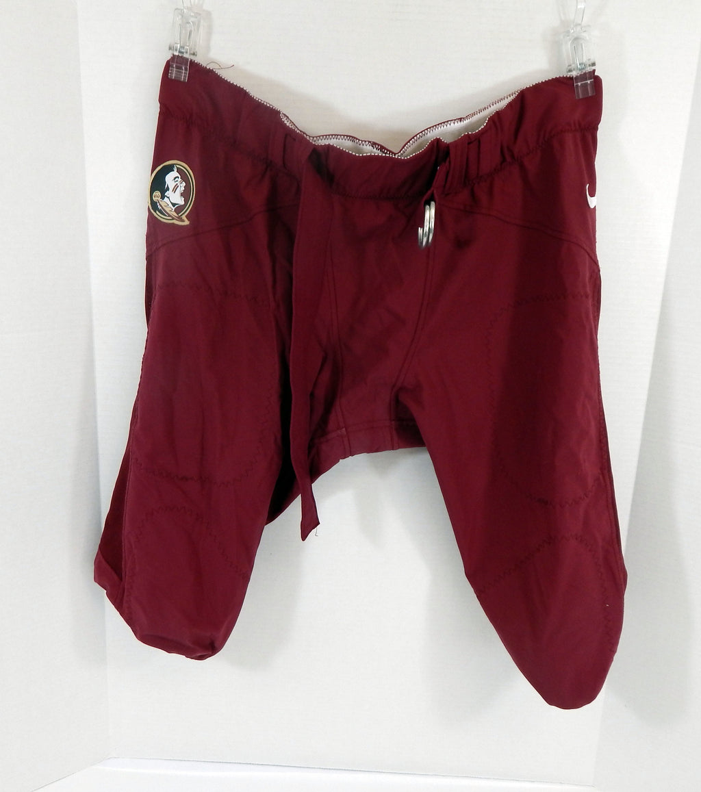 2021 Florida State FSU Seminoles Lloyd Willis #70 Game Used Red Pants 42 DP63406