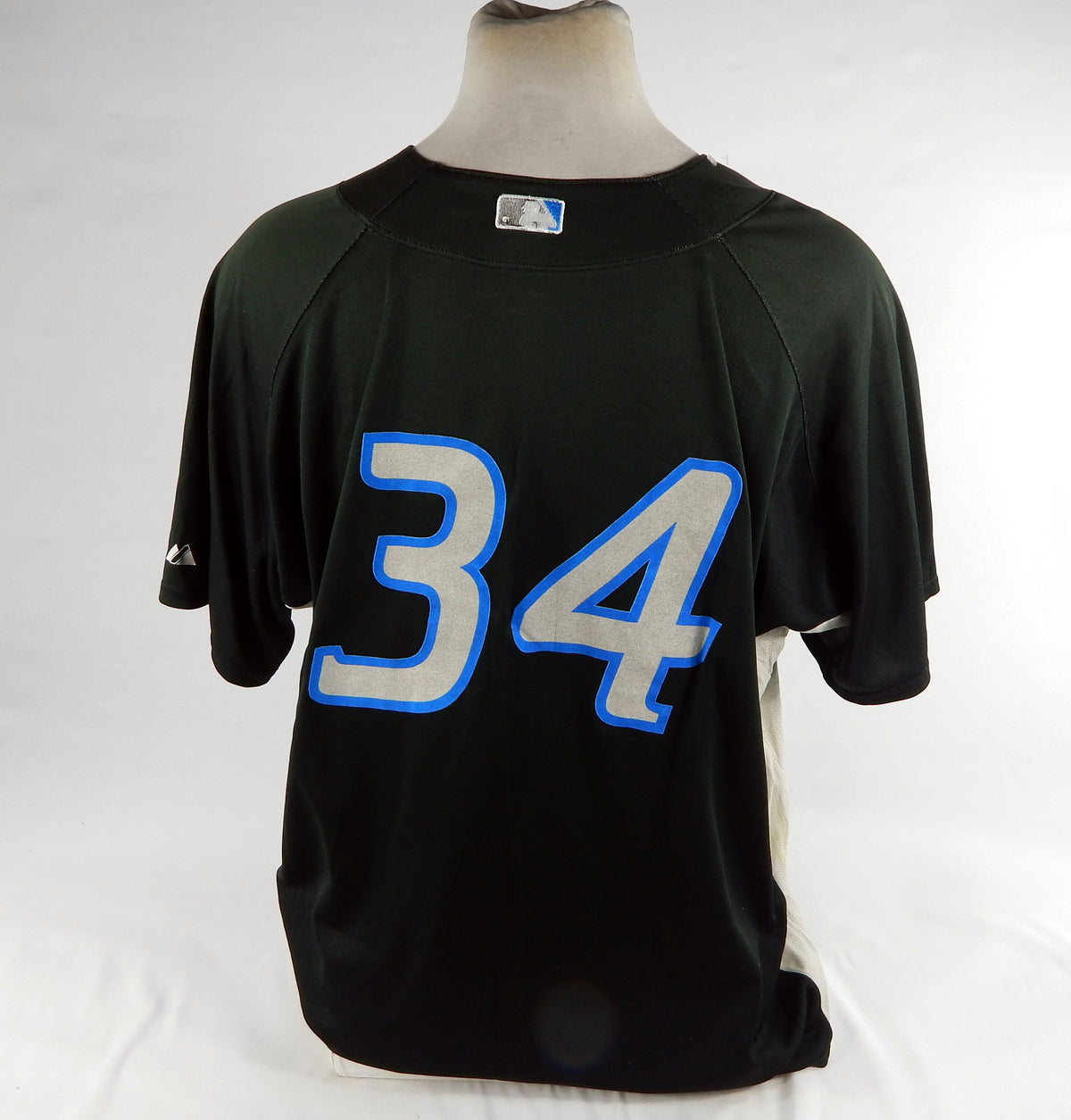 2000s Toronto Blue Jays #34 Game Used Black Jersey BP ST DP72359
