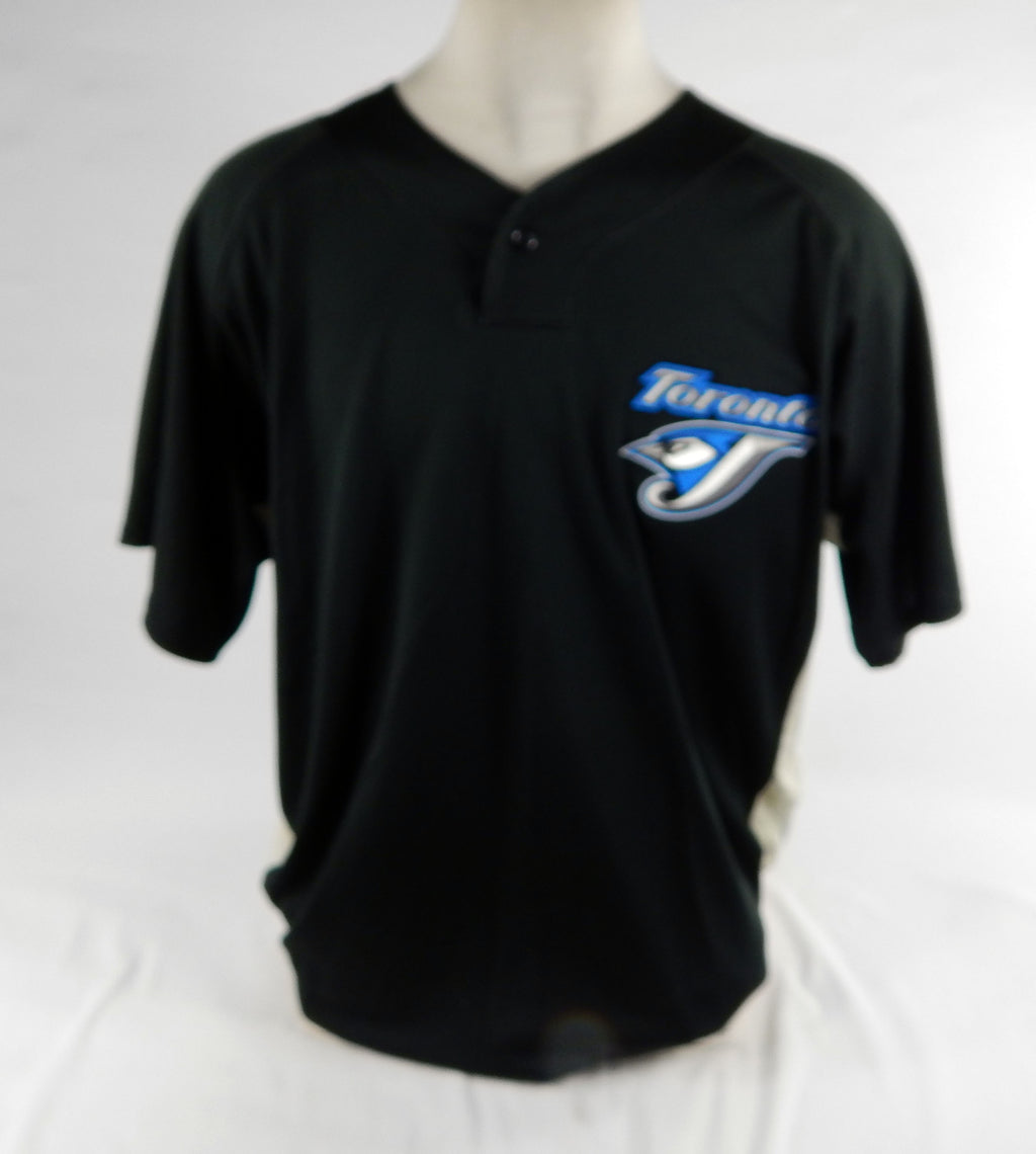 2000s Toronto Blue Jays #34 Game Used Black Jersey BP ST DP72359 Pic2