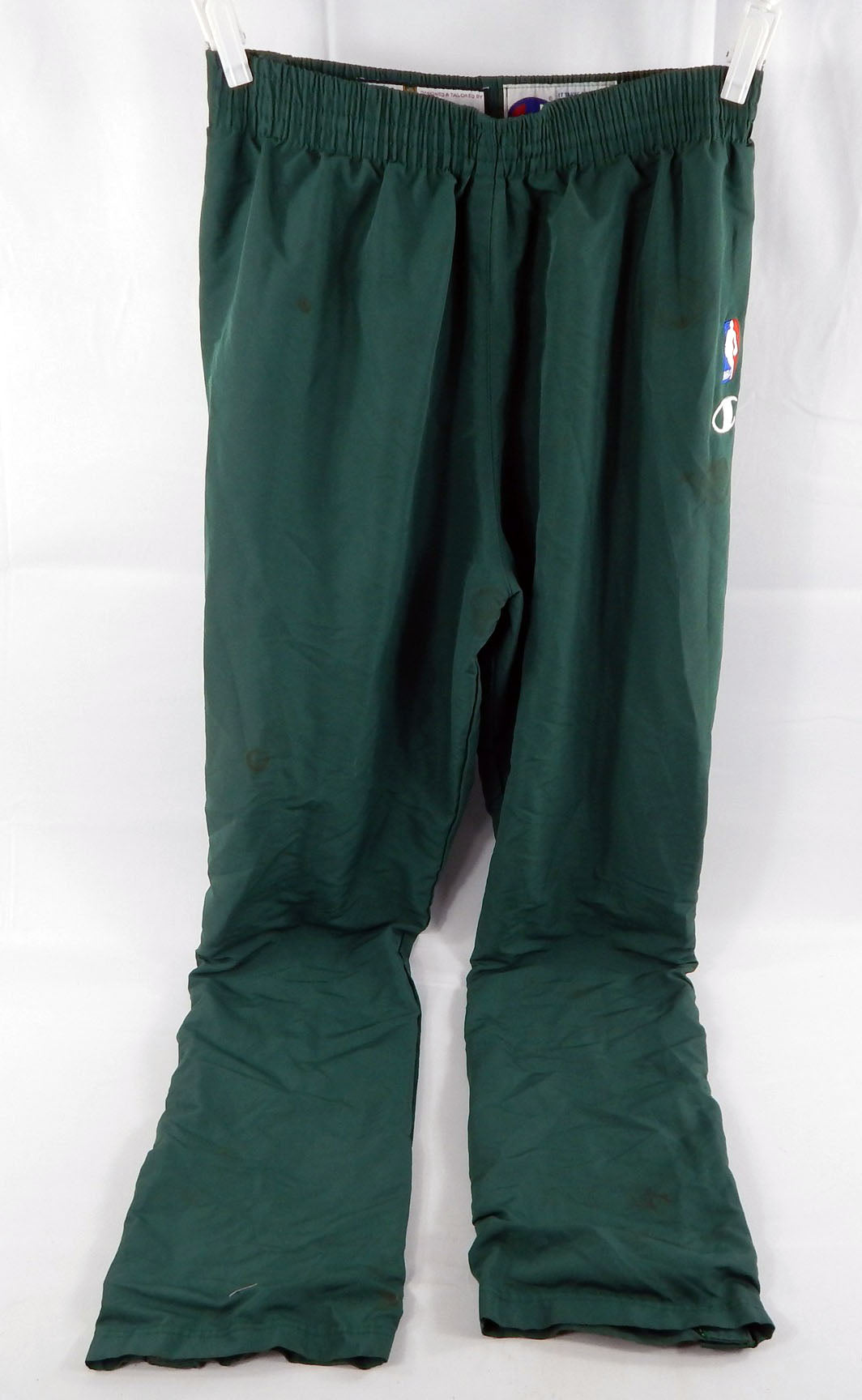 1999-00 Seattle Supersonics Vladimir Stepania #5 Game Used Green WU Pants 36 154