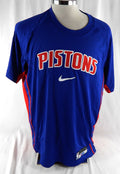 2025-26 Detroit Pistons Ausar Thompson #9 Game Used Blue Shooting Shirt XL 742