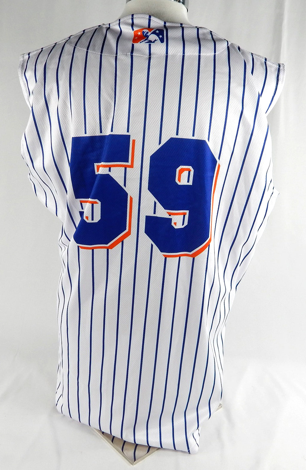 2024 Syracuse Mets #59 Game Used White Jersey Salt City 46 696 Pic2