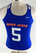 2018 Boise State Broncos #5 Game Used Blue Jersey 60th P Beach Volleyball S 897