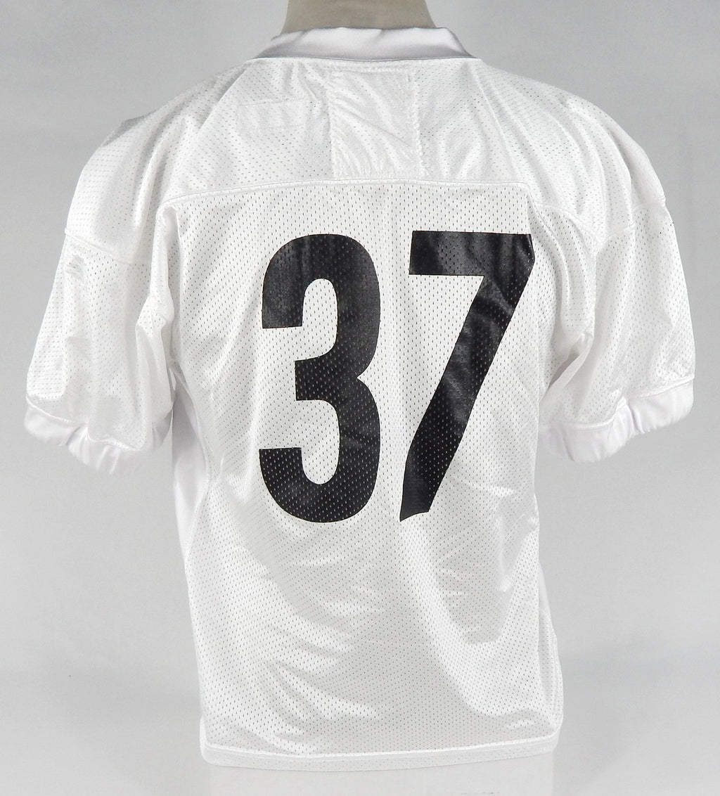 2017 Pittsburgh Steelers Jordan Dangerfield #37 Game Issued White Practice Jersey Rivendale Patch 48 DP66983 Pic2