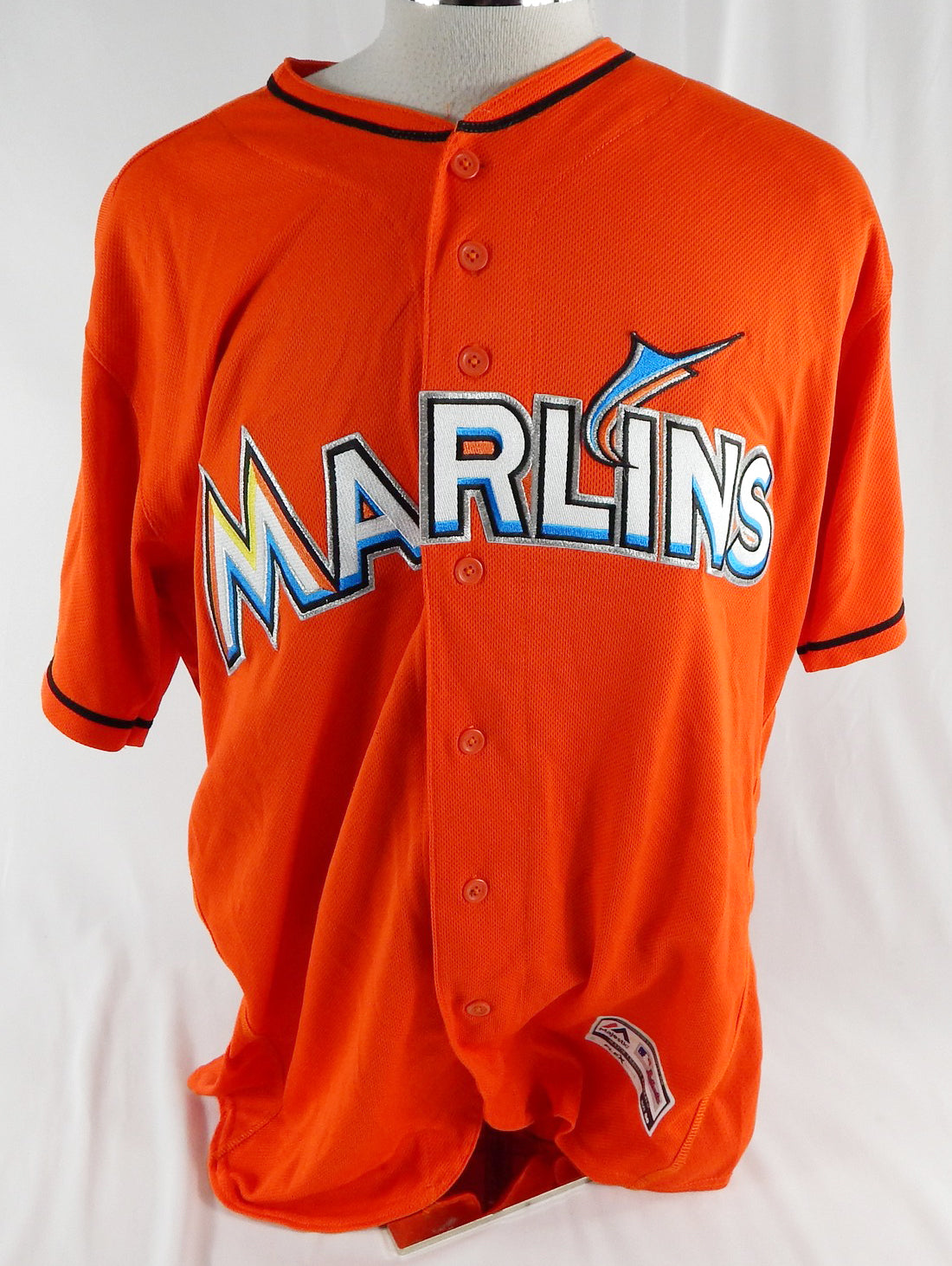 2012-18 Miami Marlins Colton Hock #92 Game Used Orange Jersey 50 986