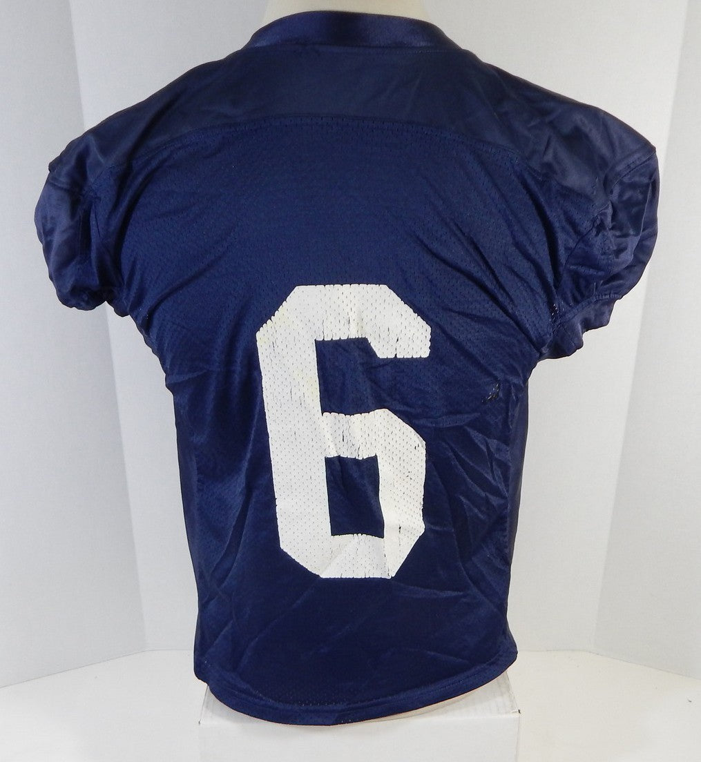 2005 Auburn Tigers #6 Game Used Navy Football Practice Jersey L DP11309 Pic2