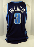 2005-06 Utah Jazz Milt Palacio #3 Game Issued Navy Jersey 48 DP15876