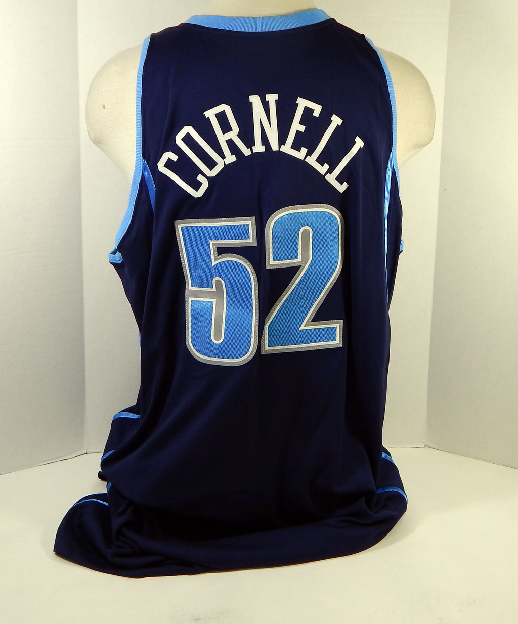 2004-05 Utah Jazz Peter Cornell #52 Game Issued Navy Jersey 52 DP15877