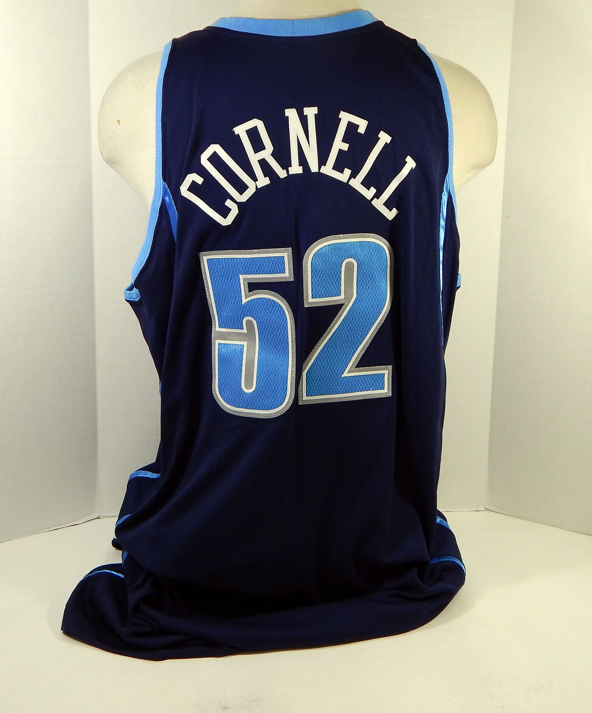 2004-05 Utah Jazz Peter Cornell #52 Game Issued Navy Jersey 52 DP15877
