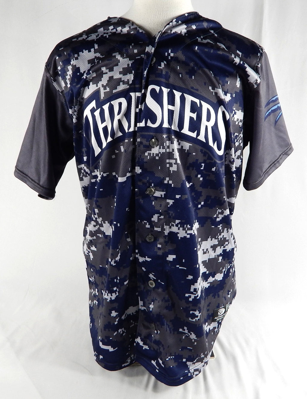 2024 Clearwater Threshers #12 Game Used Navy Camo Jersey Military 48 091
