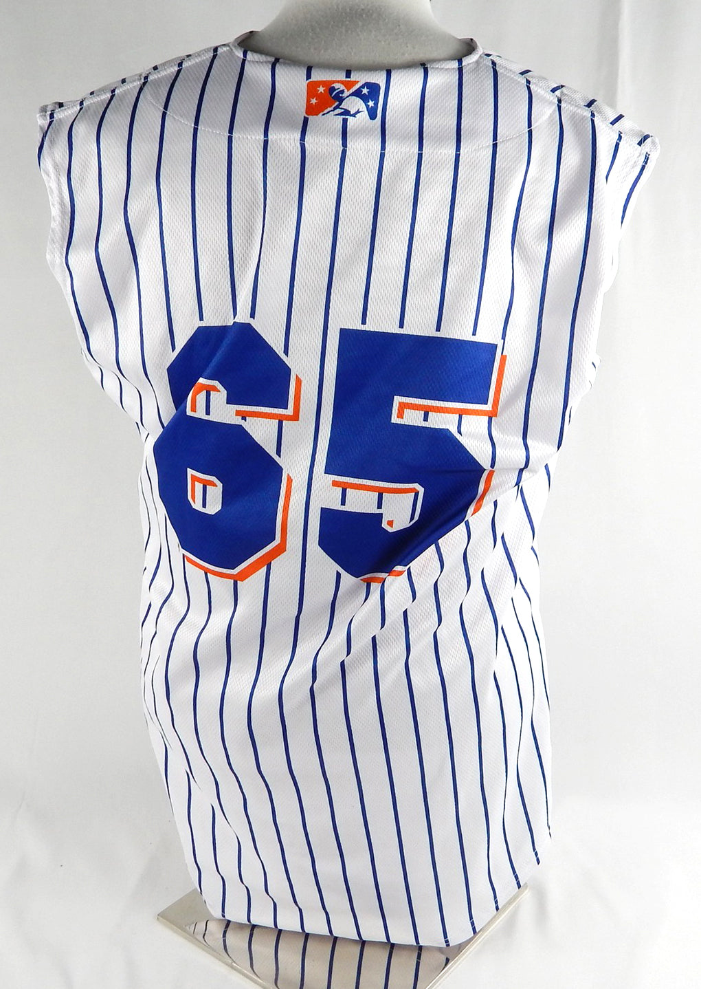 2024 Syracuse Mets #65 Game Used White Jersey Salt City 44 702 Pic2