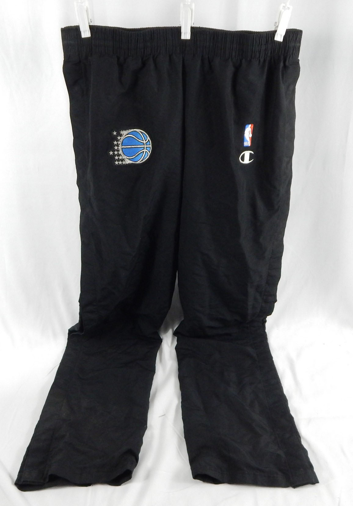 1997-98 Orlando Magic Danny Schayes #24 Game Used Black Warm Pants 469