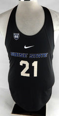 2018 Boise State Broncos #21 Game Used Black Jersey 60th P Beach Volleyball L 1