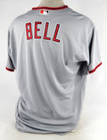 2022 Washington Nationals Josh Bell Game Issued Grey Jersey 48 014