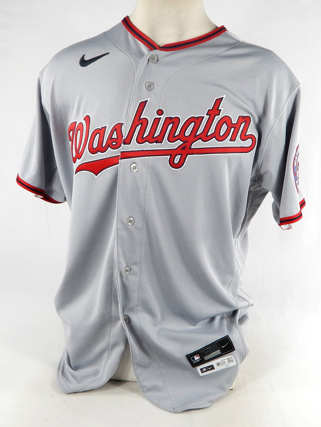 2022 Washington Nationals Josh Bell Game Issued Grey Jersey 48 014 Pic2