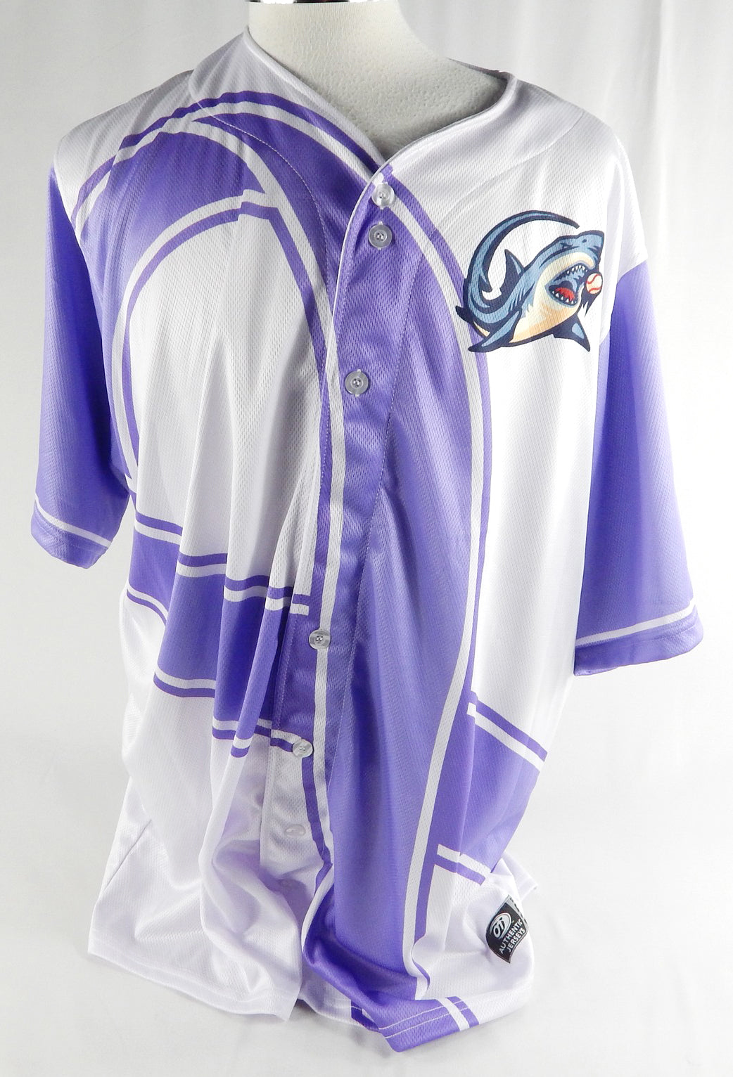 2024 Clearwater Threshers #62 Game Used White Jersey Strike Out Cancer 54 543