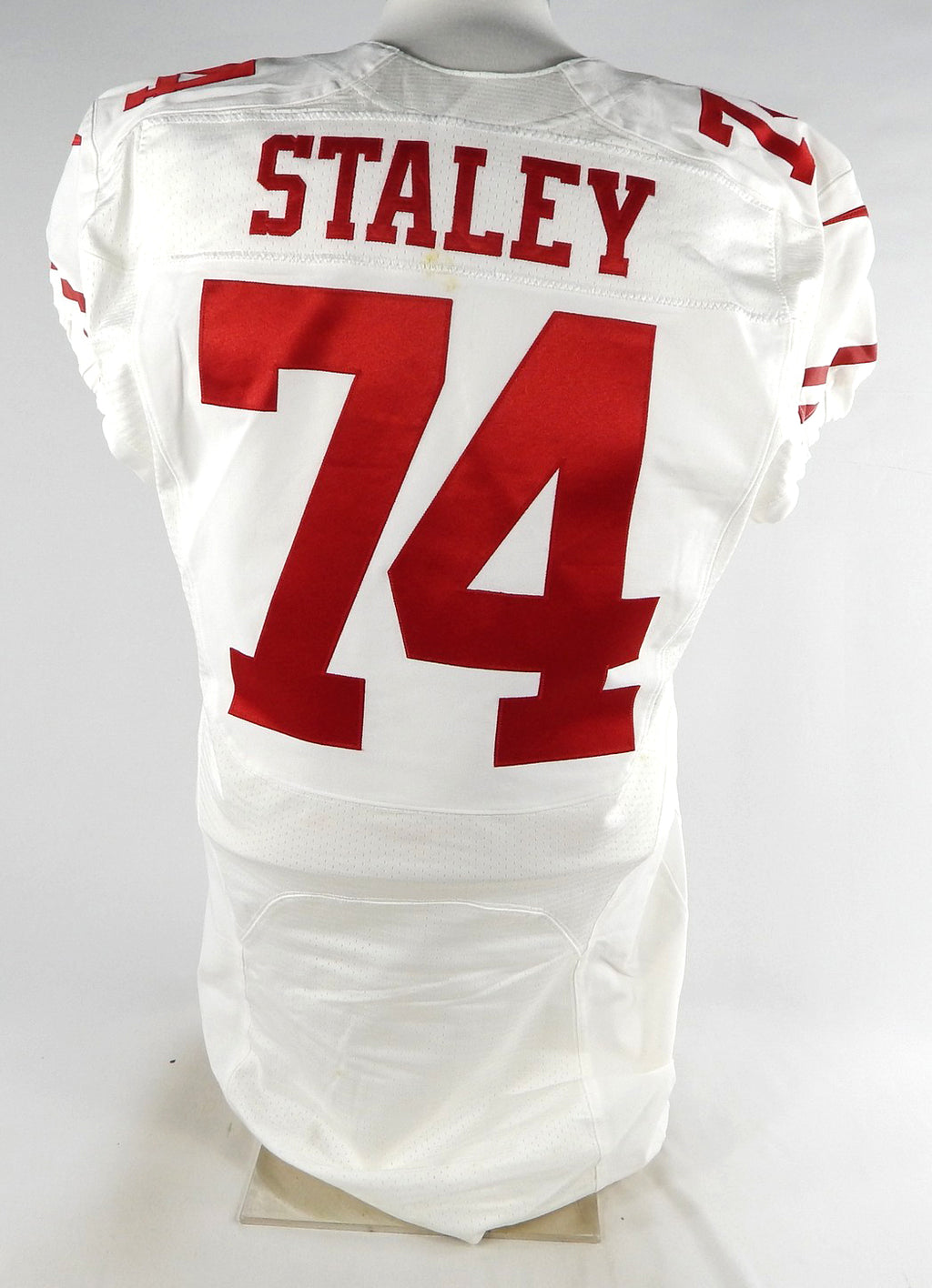 2014 San Francisco 49ers Joe Staley #74 Game Issued White Jersey 70 Years P 46 7
