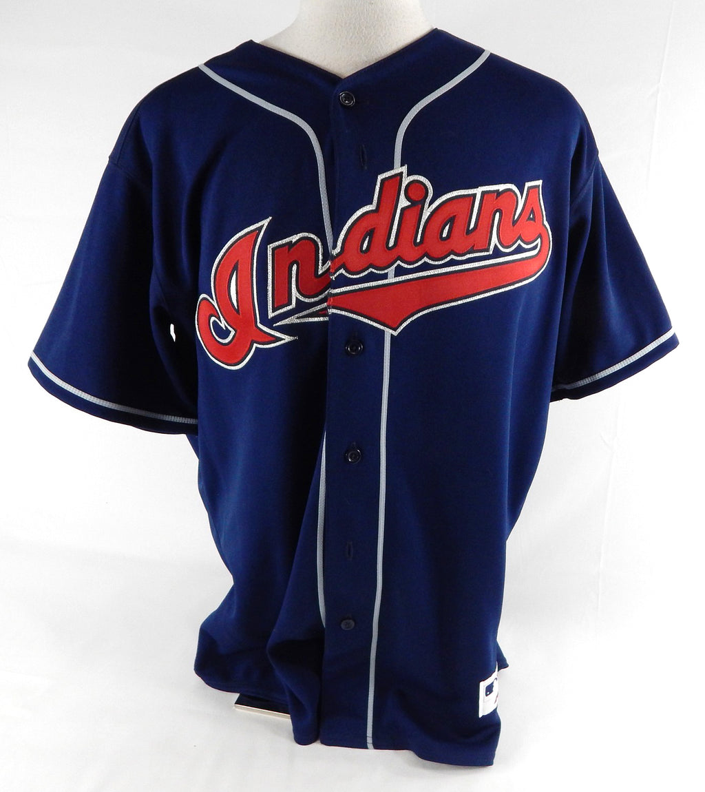 2005 Cleveland Indians Mike Kinkade #6 Game Issued Blue Jersey 50 515