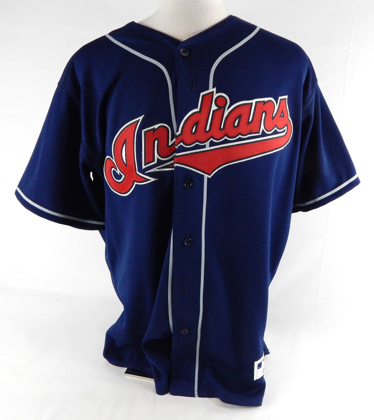 2005 Cleveland Indians Mike Kinkade #6 Game Issued Blue Jersey 50 515