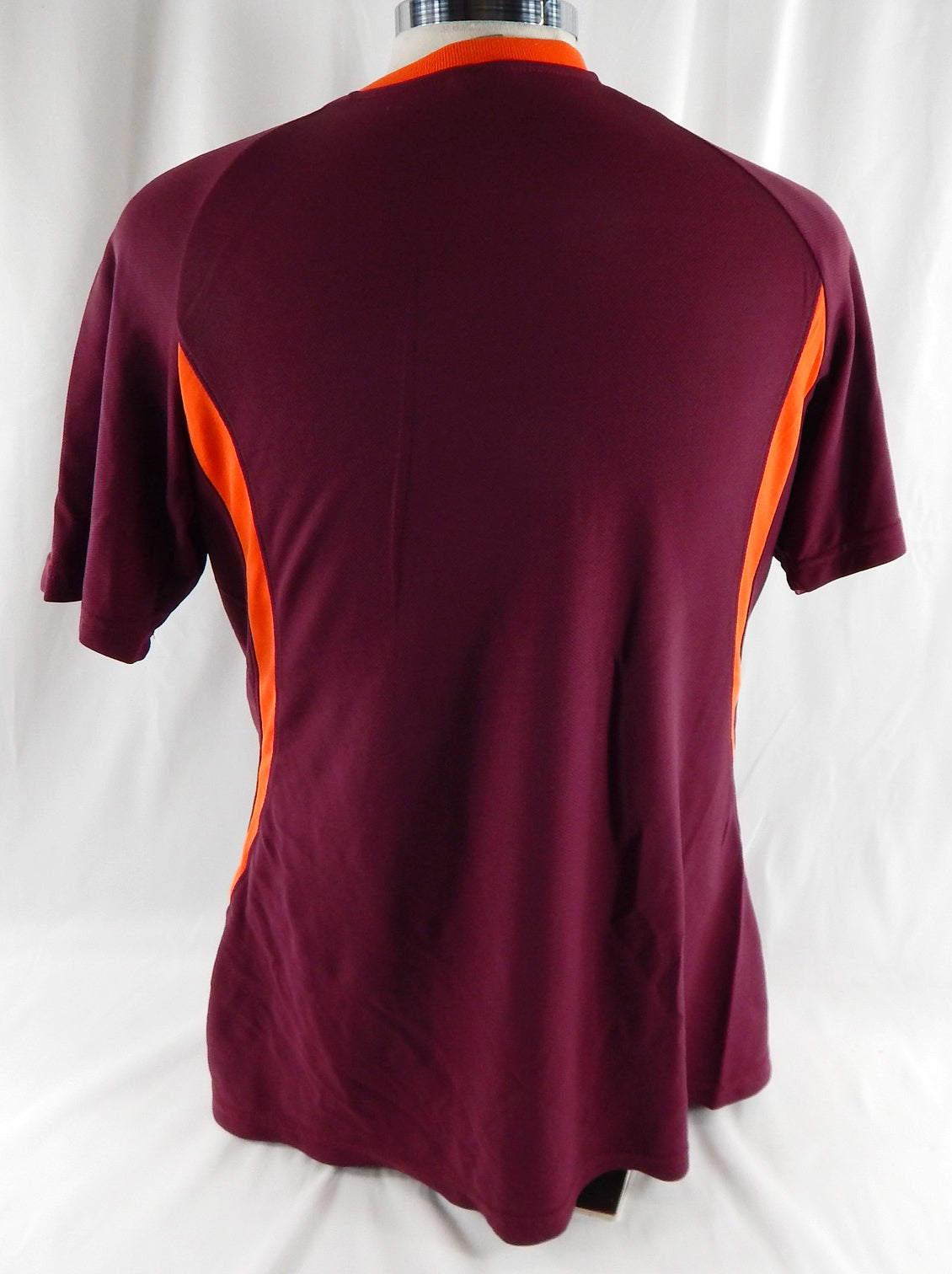 2000s Virginia Tech Hokies #13 Game Used Maroon Warm Up Shirt M 981 Pic2