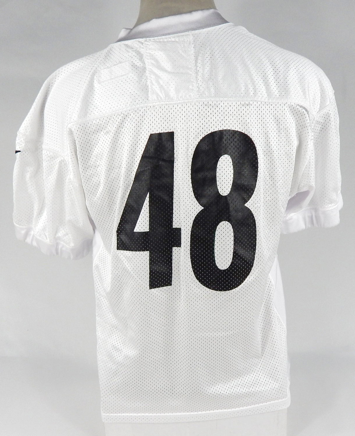 2017 Pittsburgh Steelers Bud Dupree #48 Game Issued White Practice Jersey Rivendale Patch 48 DP66988 Pic2