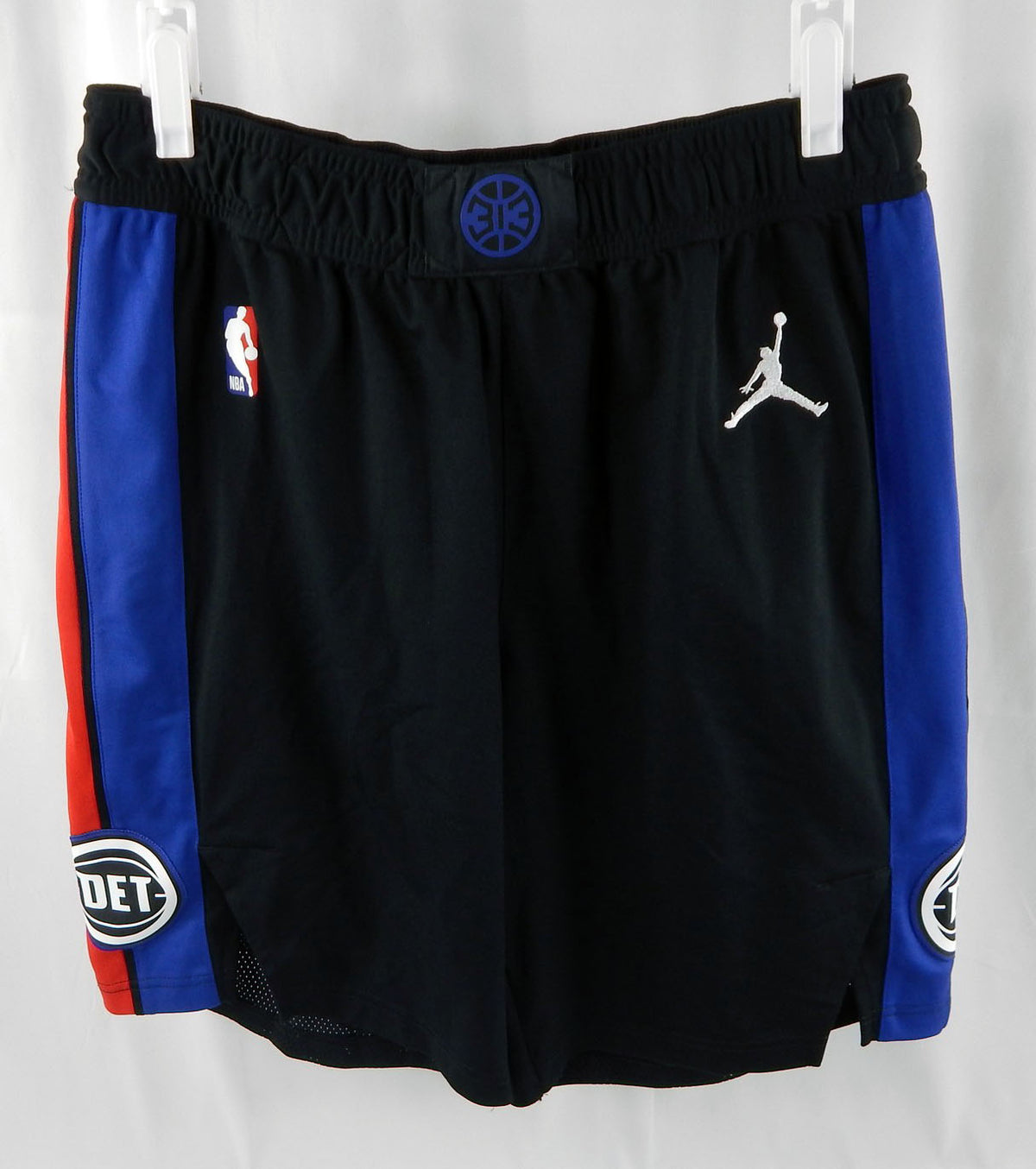 2024-25 Detroit Pistons Malik Beasley #5 Game Used Black Basketball Shorts 38 04