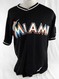 2012-18 Miami Marlins Montana Parsons #77 Game Used Black Jersey 46 994