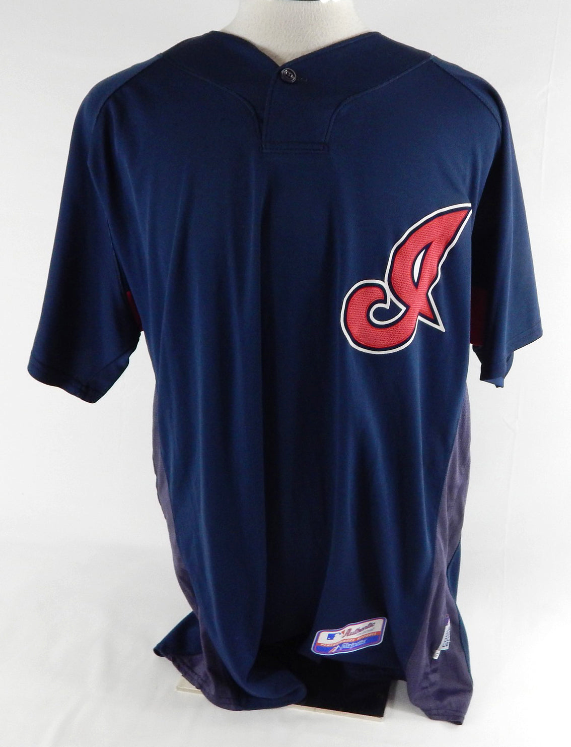 2007-10 Cleveland Indians Rafael Perez #53 Game Used Blue Jersey ST BP XL 517