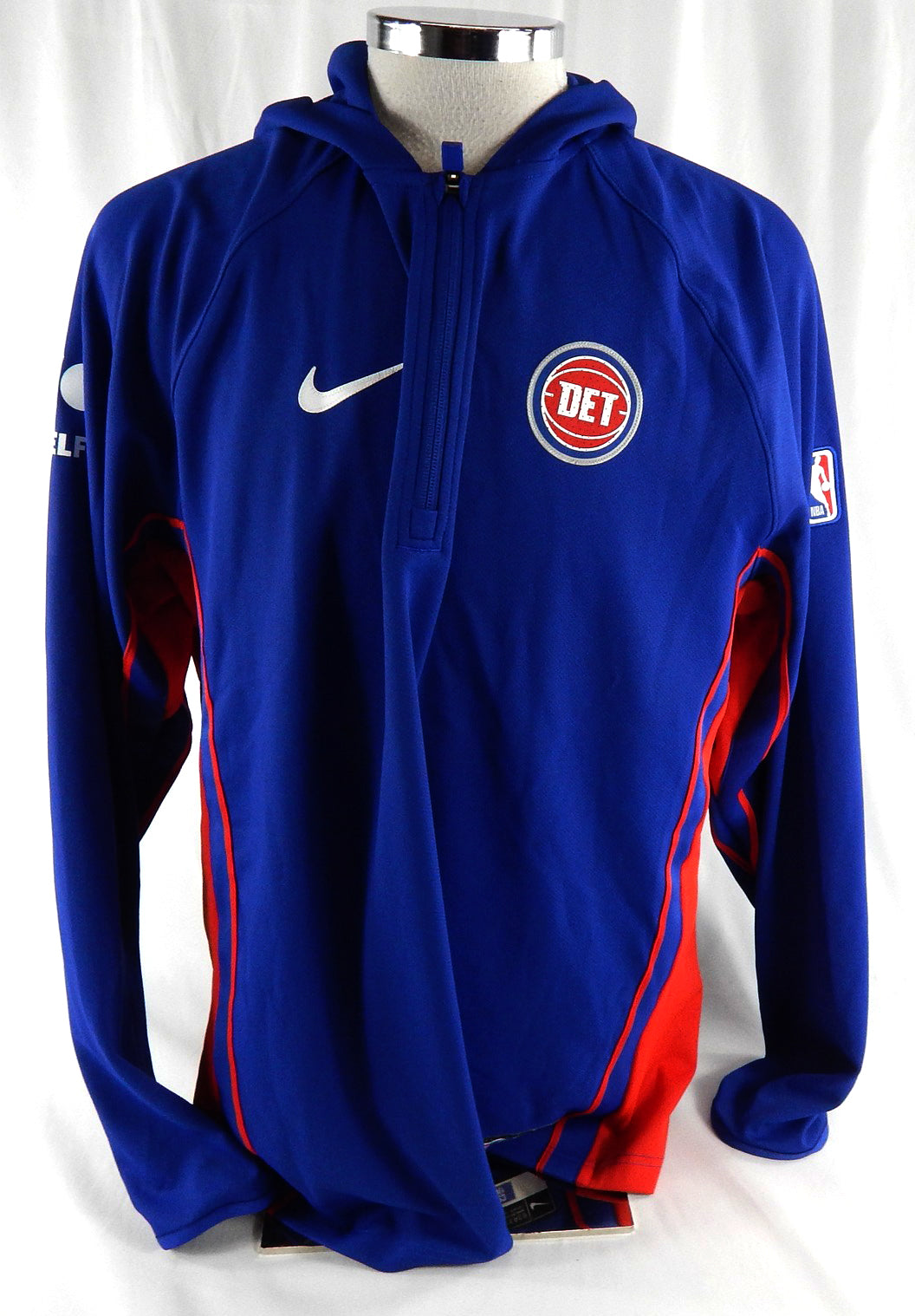 2025-26 Detroit Pistons Jaden Ivey #23 Game Used Blue Warm Up Jacket XL 752