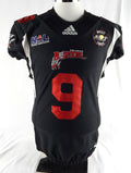 Orlando Predators Peterson #9 Game Used Black Jersey L 313