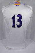 2018-2019 Winston Salem Dash #13 Game Used White Vest Jersey DP05966