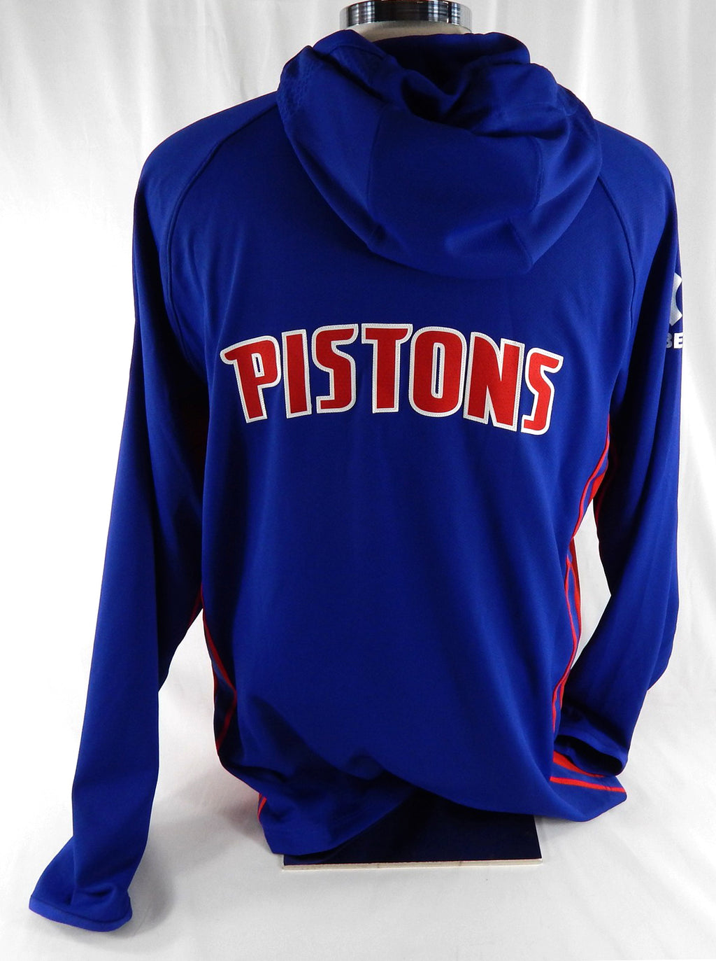 2025-26 Detroit Pistons Jaden Ivey #23 Game Used Blue Warm Up Jacket XL 752 Pic2