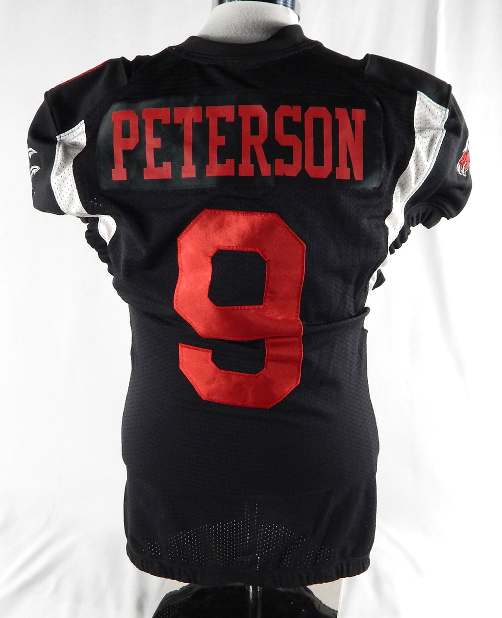 Orlando Predators Peterson #9 Game Used Black Jersey L 313 Pic2