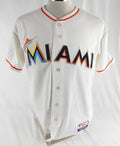 2012-18 Miami Marlins #24 Game Used White Jersey 46 995