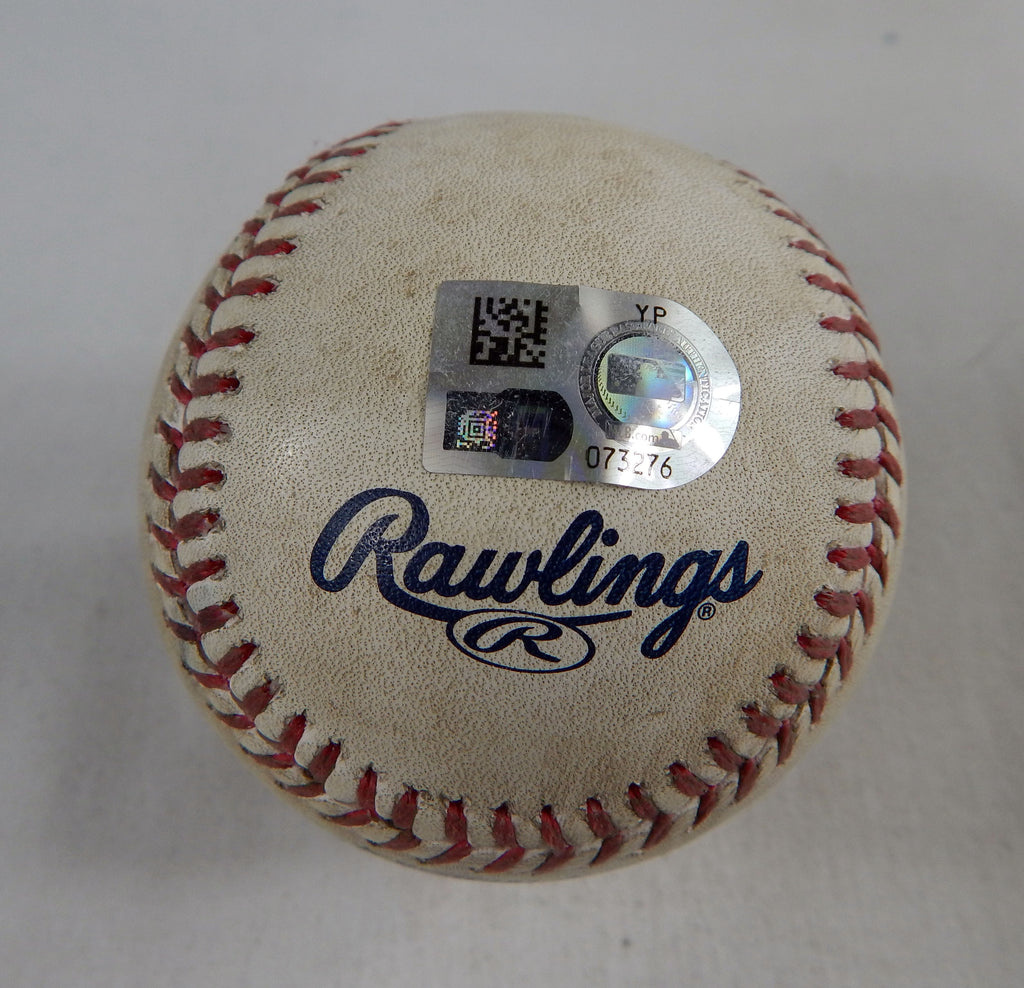 2023 Cardinals Pirate Game Used Baseball Roansy Contreras Willson Contreras Foul