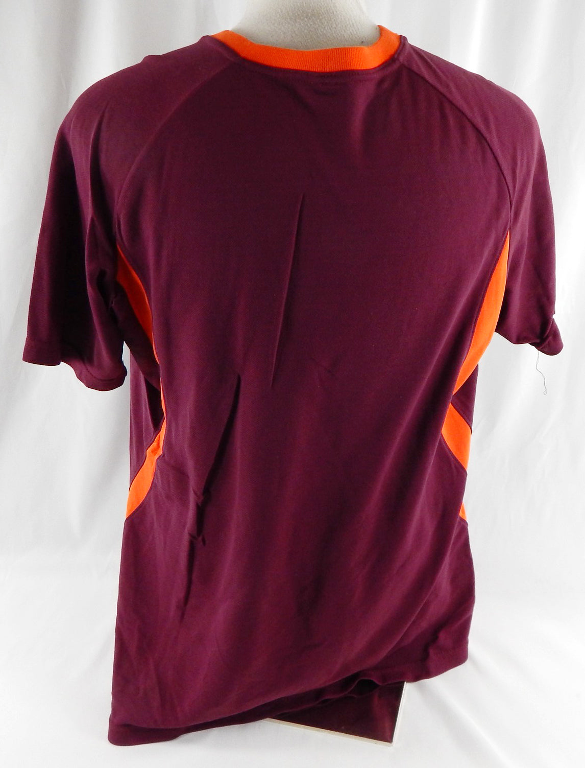 2000s Virginia Tech Hokies #21 Game Used Maroon Warm Up Shirt L 984 Pic2