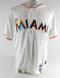 2013 Miami Marlins Derek Dietrich #72 Game Issued Pos Used White Jersey 48 518