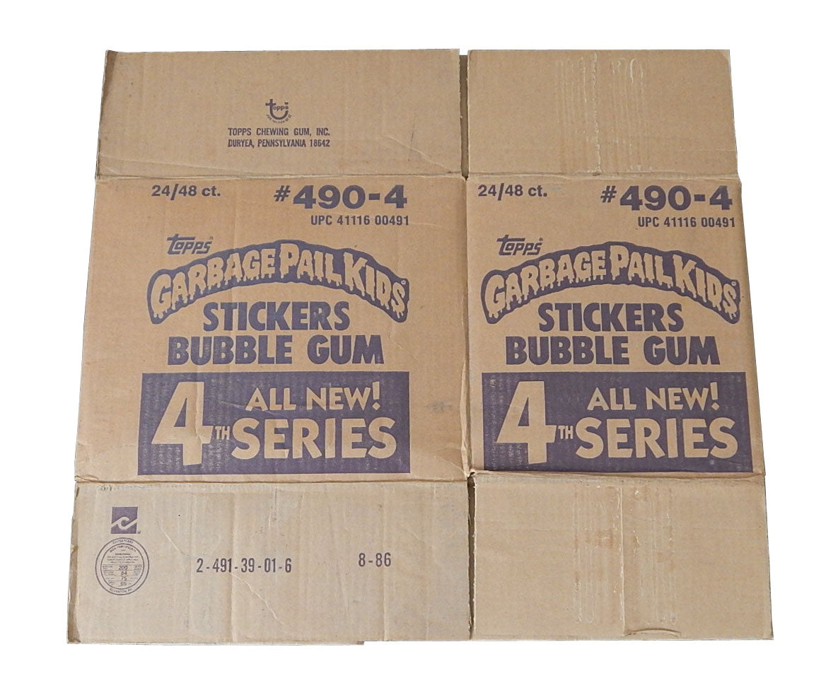 # 1986 Topps Garbage Pail Kids GPK 4th Series Trading Card Empty Wax Box Case