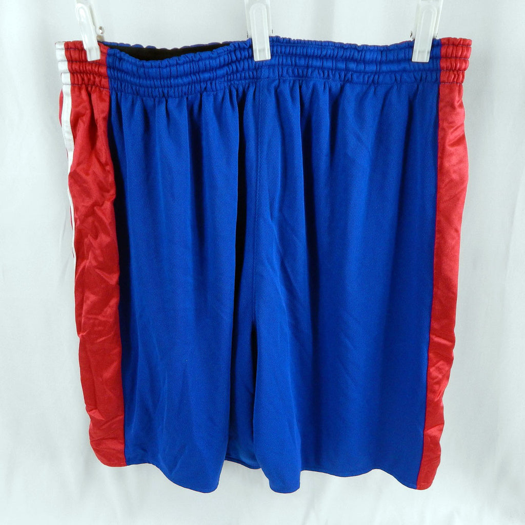 2003-04 Detroit Pistons Tremaine Fowlkes #24 Game Used Blue Basketball Shorts 46 Pic2