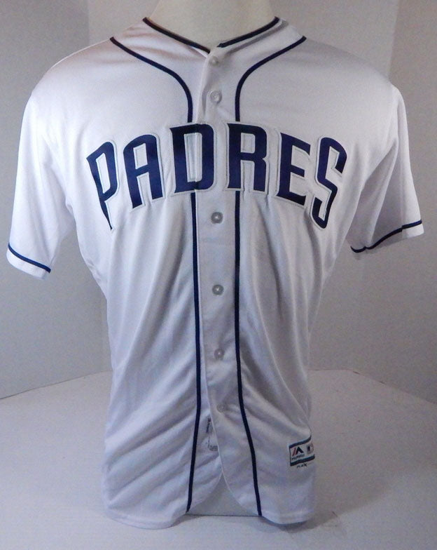 2017 San Diego Padres Cory Mazzoni #60 Game Used White Jersey SDP1160 Pic2