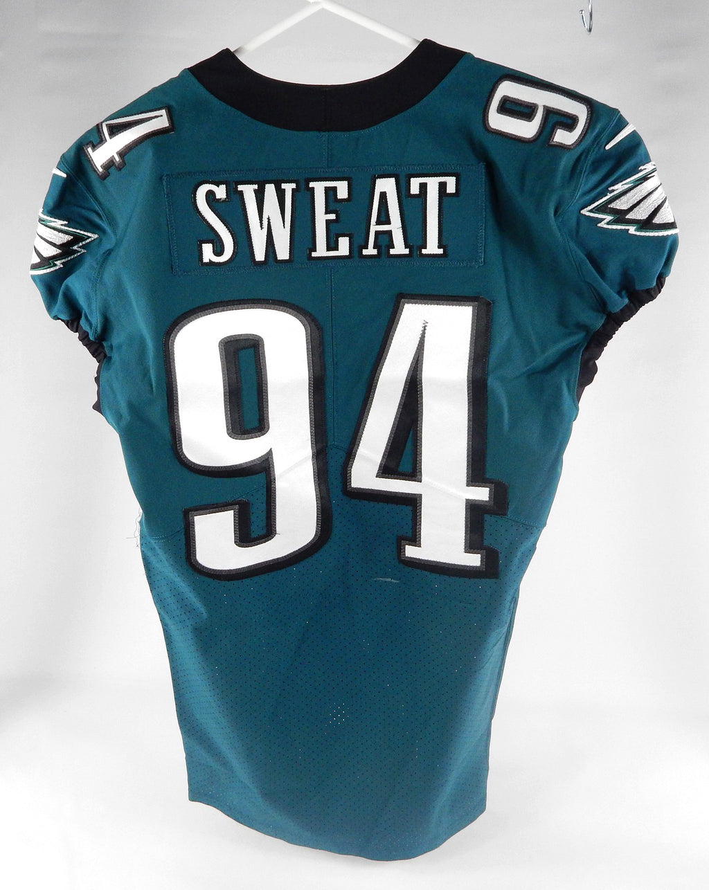 2021 Philadelphia Eagles Josh Sweat #94 Game Used Green Jersey 42 DP71368