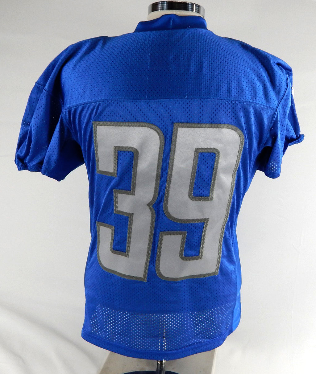 2018 Detroit Lions Jamal Agnew #39 Game Issued Blue Practice Jersey S 927 Pic2
