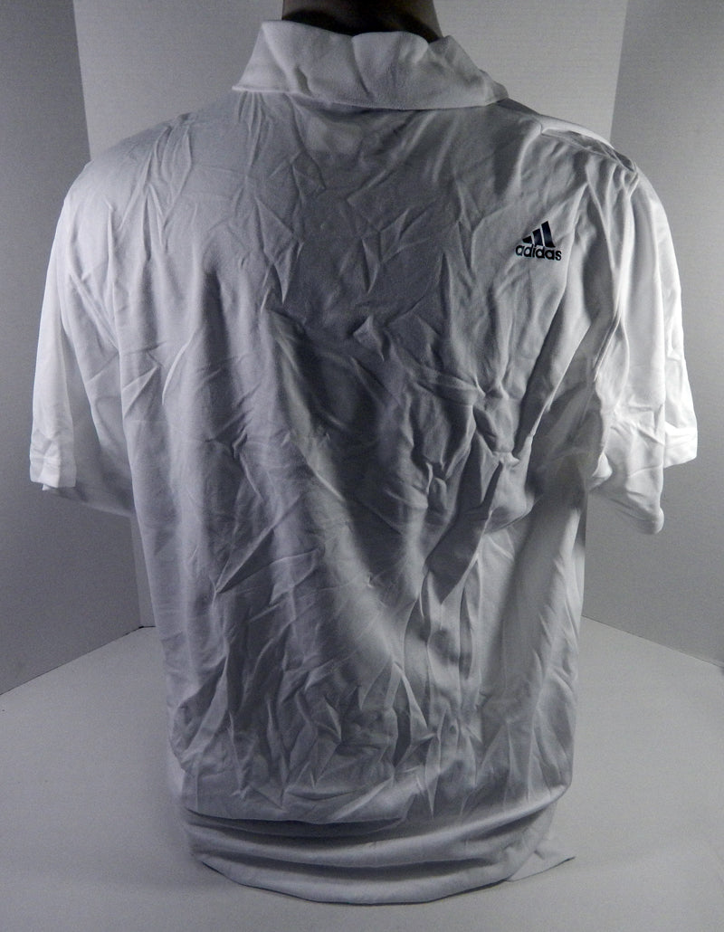 New Orleans Pelicans Team Issued White Basketball Polo Shirt 716 Pic2